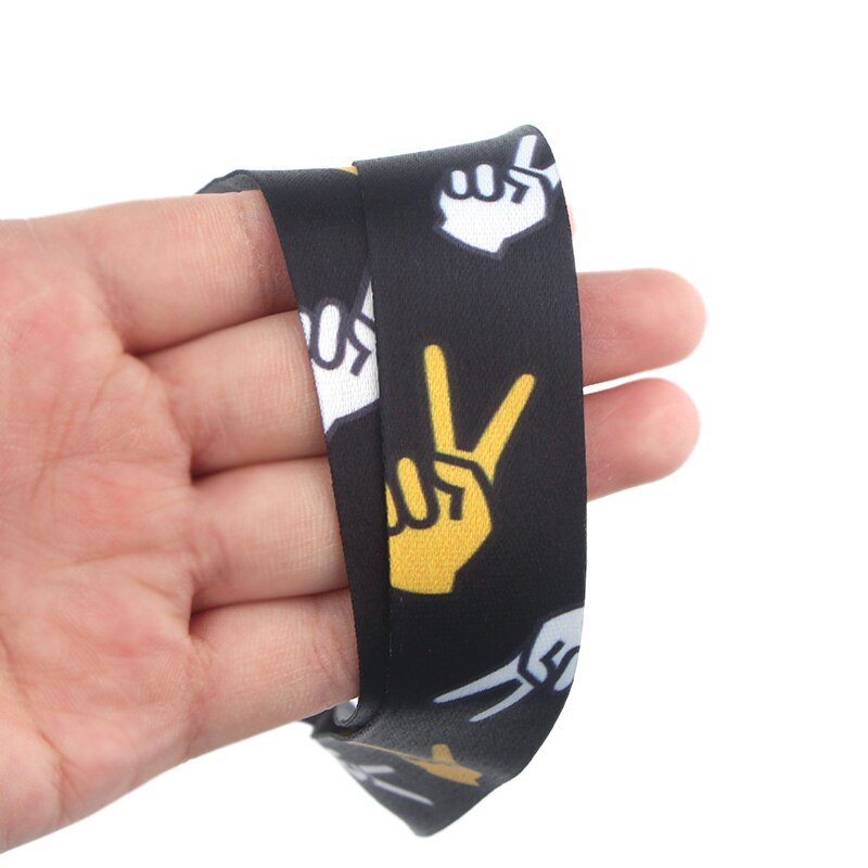 LX58 Schere Hand Keychain Riemen Seil praktisch Nacken Gurt Schlüsselband für Schlüssel Ich würde Karte USB abzeichen Halfter Schlüsselband