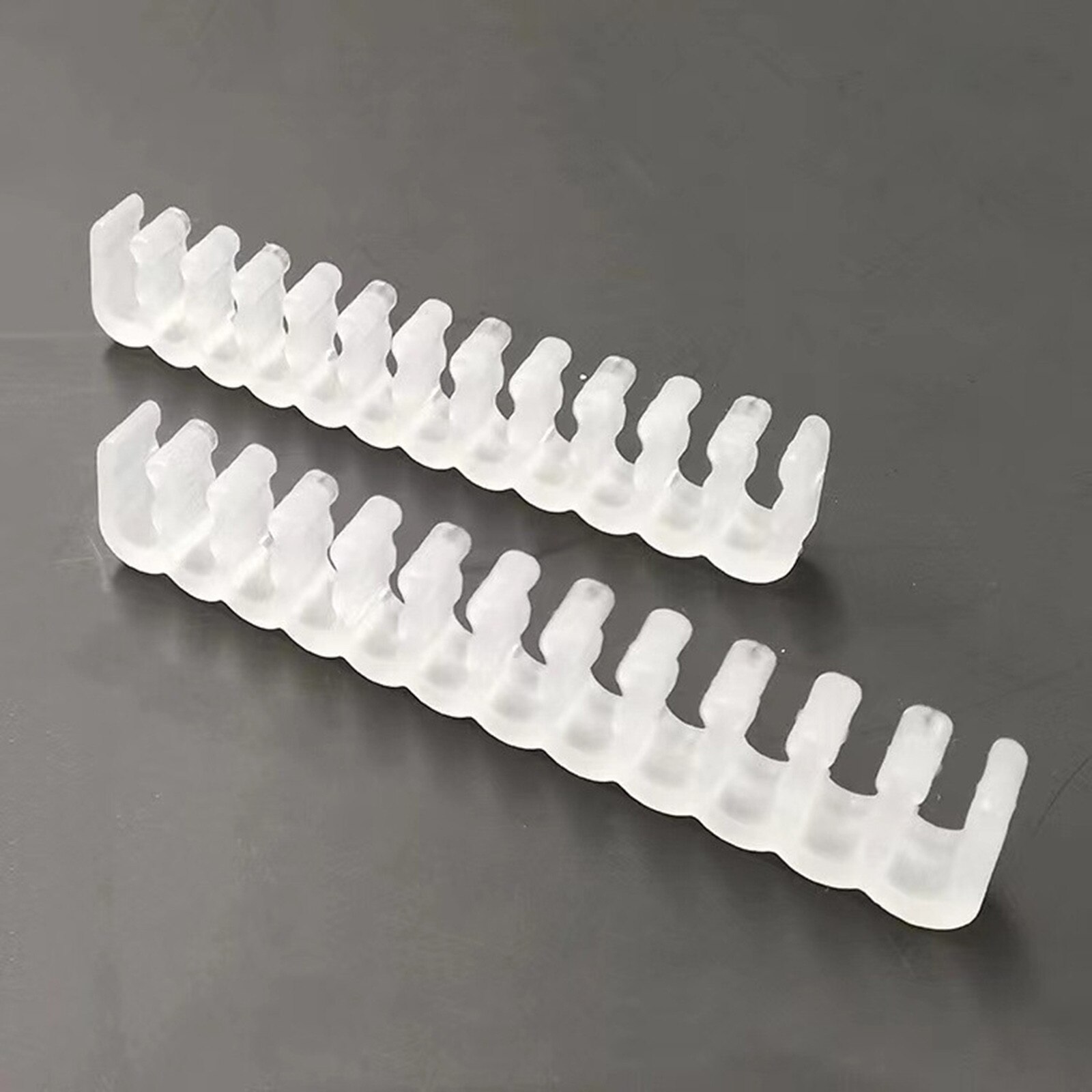 Silicone Wire Organizer Cable Wire Organizer Clip Tidy Earphone Phone Usb Charger Cord Holder For Desktop Cable Fixed Clamp#p40: Blue