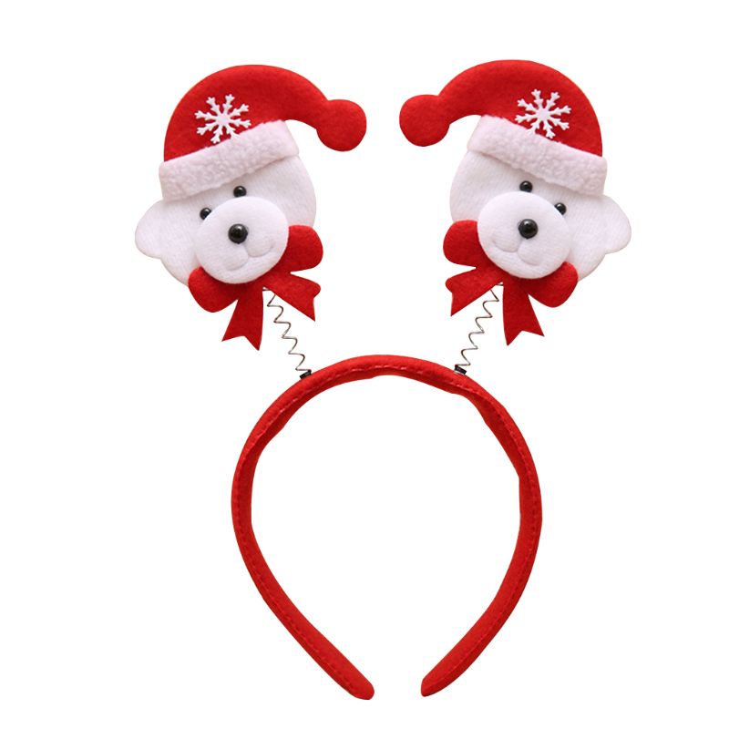 Kerst haarring kinderhaarband decoraties foto rekwisieten kerstmis 28gf: 8 jj 301855-4
