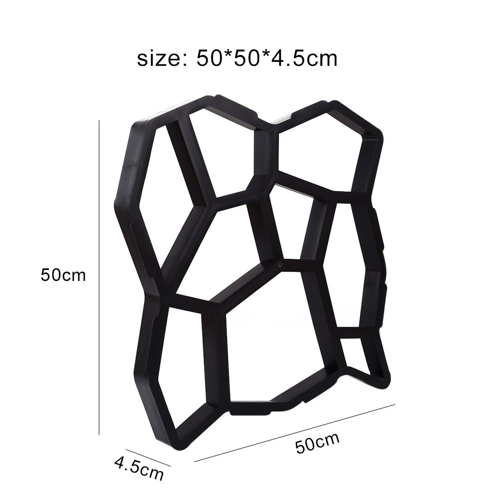 Forma robić Kostki Brukowej 50x50cm - Wytrzymały Beton cement DIY - Solidna Forma robić Chodnika
