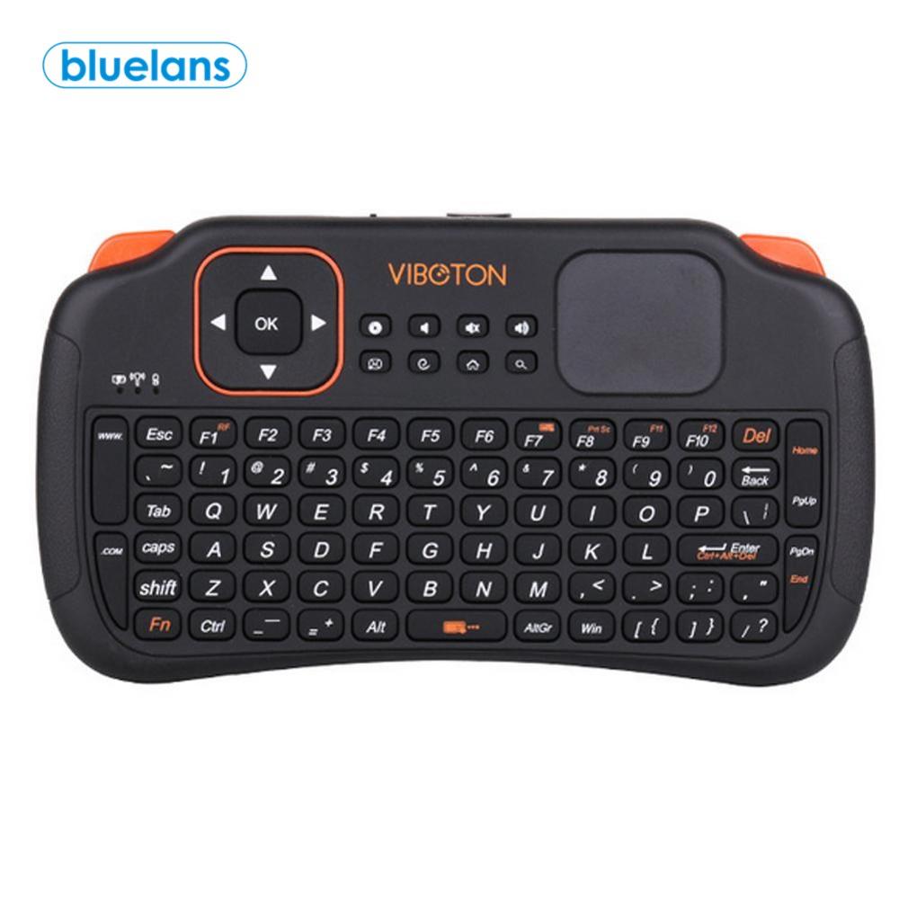 Draadloze 2.4G Gaming Keyboard Air Mouse Met Draadloze Toetsenbord Touchpad Handheld Werk Voor Pc Smart Tv Afstandsbediening Pc tablet