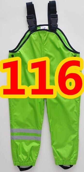 Tijd beperkte Verkoop Unisex Solid Lente Retail Broek Voor En Kinderen Koude Wind Regen Waterdichte Overalls In voorraad: Green 116
