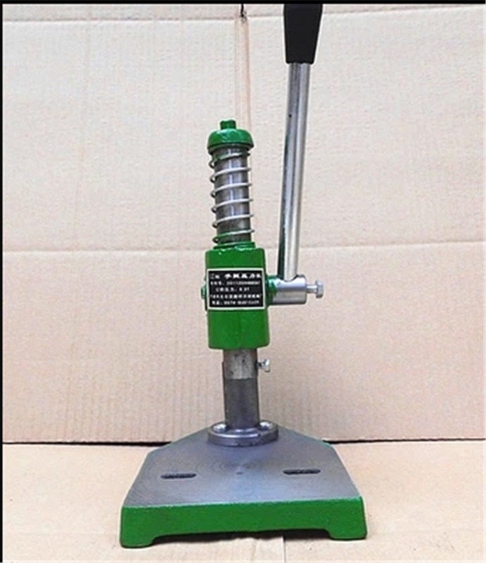 Prensa Manual de perforación de 0,3 toneladas, Manual, para punzonadora, mesa de trabajo de 165x215mm, viaje de trabajo de 35mm, columna de 260mm