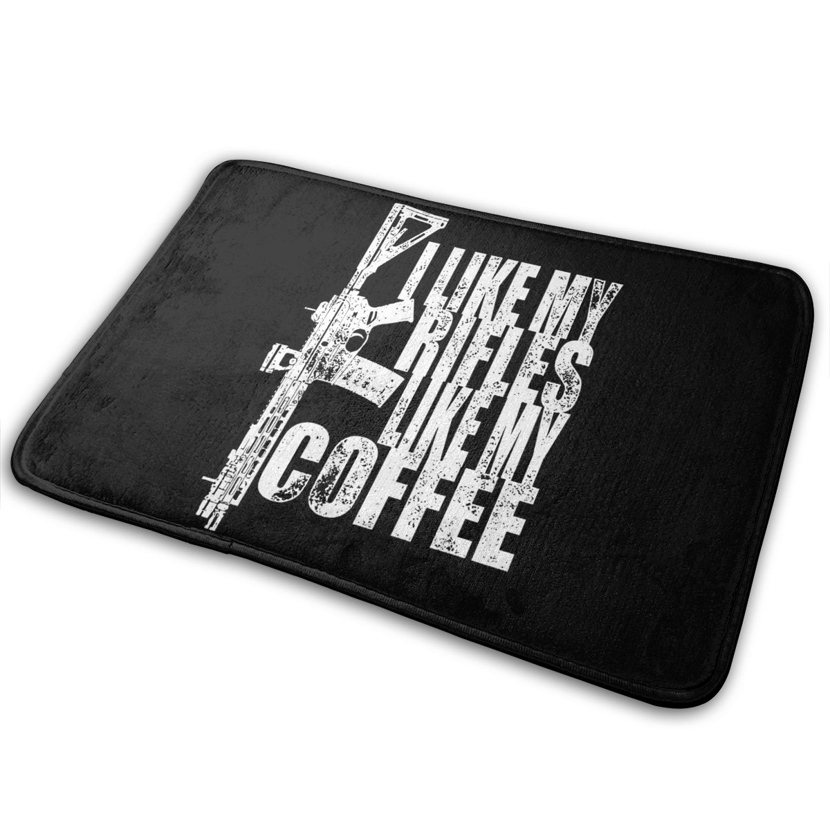 Ik Als Mijn Geweren Zoals Mijn Koffie Grappige Zwarte Vintage Voor Mannen Vrouwen Party Tapijt Tapijt: Default Title