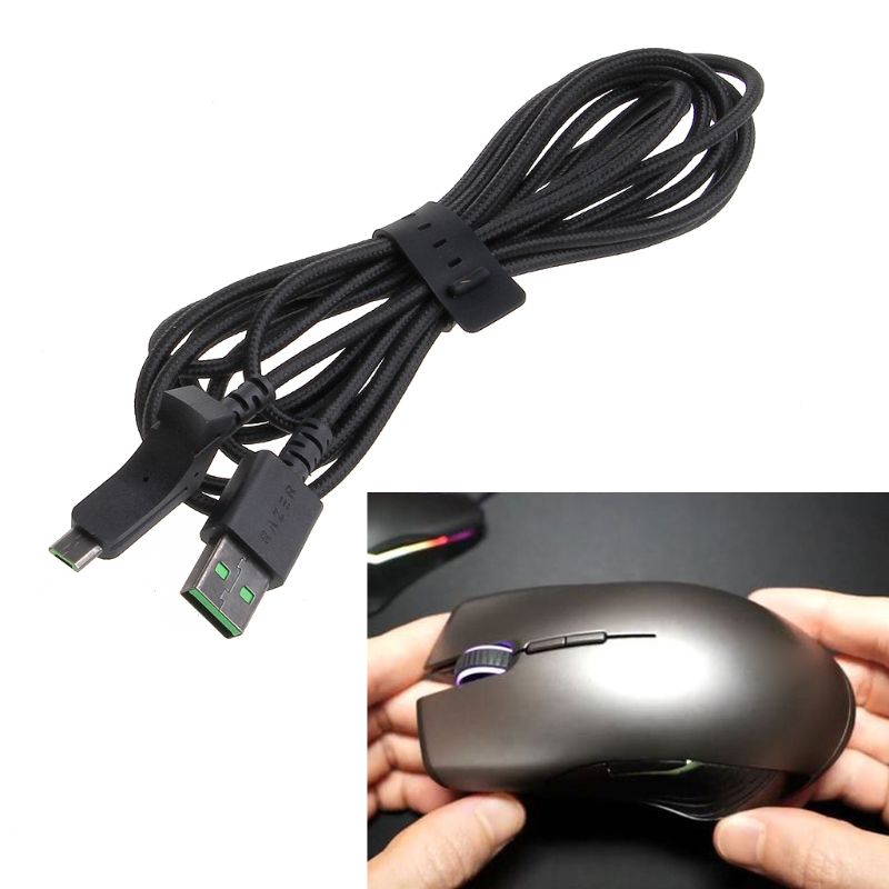 Mouse Wire Mouse Cable for Razer Lancehead Wireless Gaming Mouse USB Charging Flexible Cable