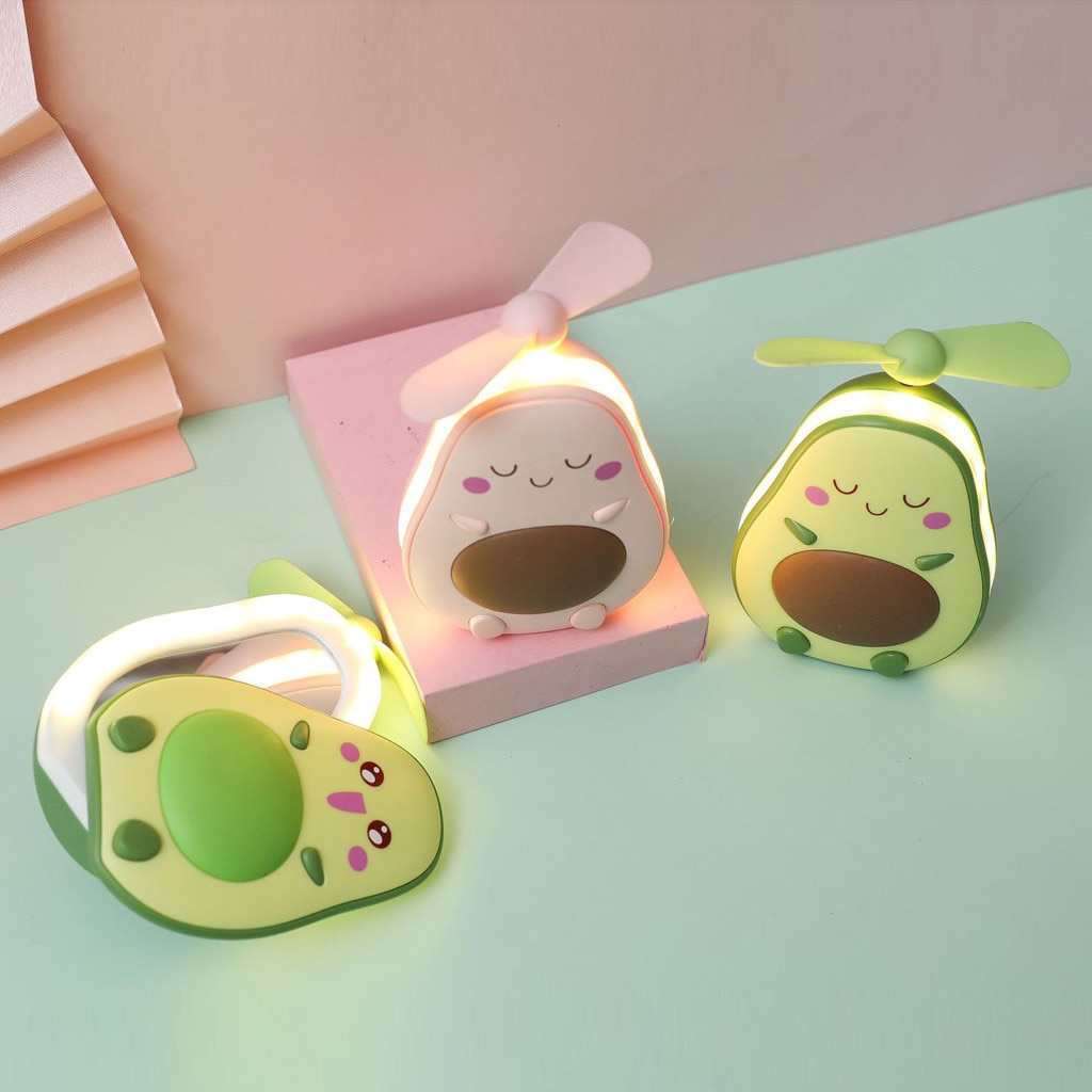 USB Rechargeable Air Cooler Hand-held Outdoor Thin Small Cute USB Low Noise Smart Home Mini Portable Handheld Fan