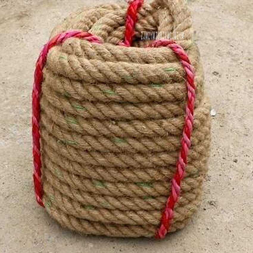 Corda di canapa Standard 30M unità scolastica di alta qualità tug of warbling rope spessa squadra competizione corda attrezzature per il Fitness all'aperto