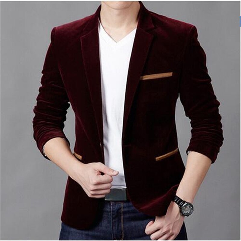 Miesten merkki bleiseri brittiläinen rento slim fit puku takki miesten bleiserit miesten takki terno masculino plus koko 4xl: 3 / S