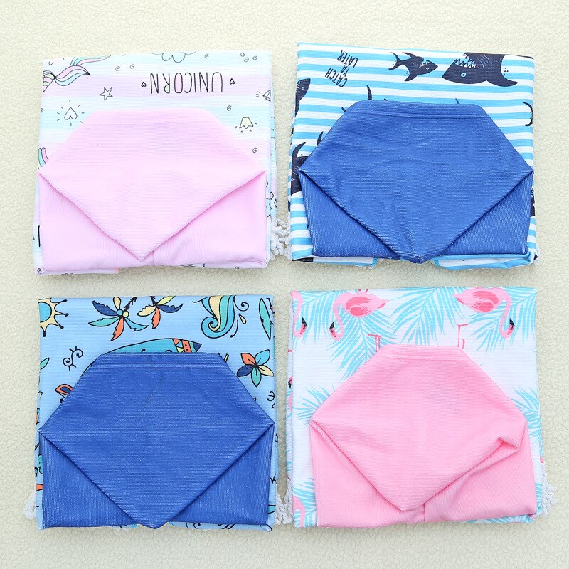 Kinderen Cartoon Microfiber Bad Badcape Badjas Eenhoorn Roze Vogel Meisje Jongen Kind Badhanddoek Badjas Wearable Handdoek