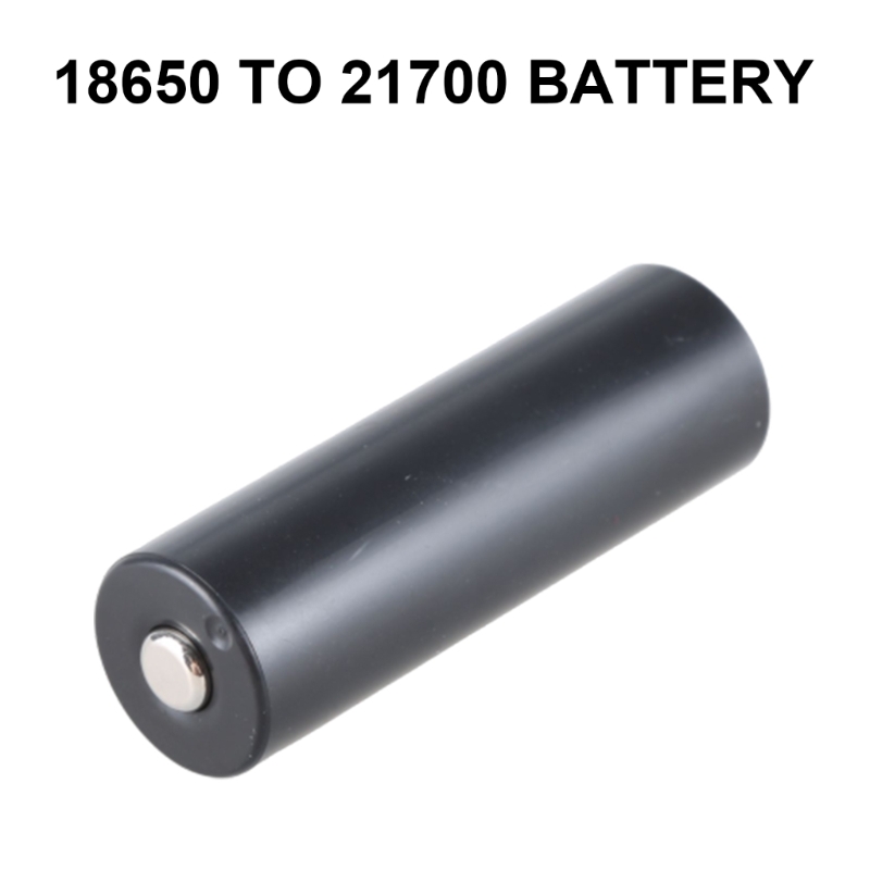 Étui pour adaptateur de batterie 18650 à 21700, noir, convertiz vos piles pour une utilisation plus large dans les lampes de poche, alimentation Mobile