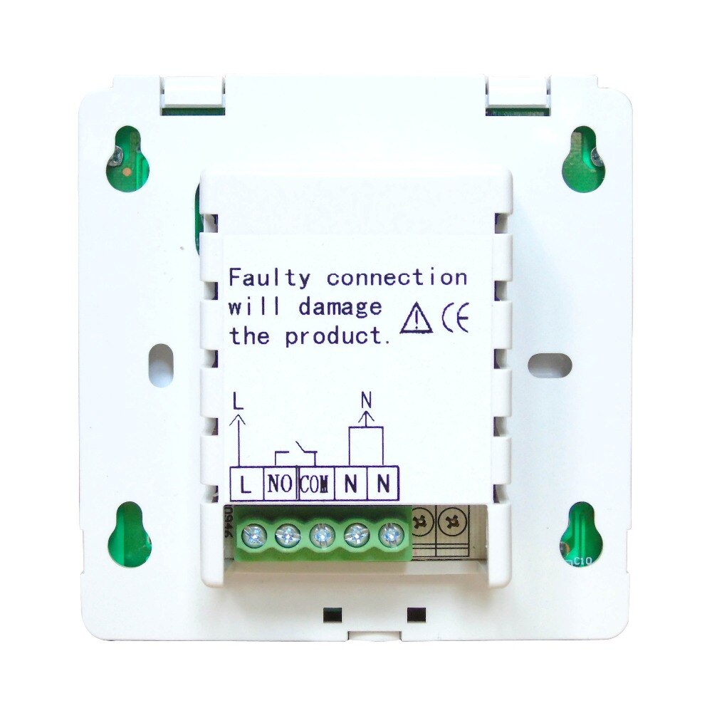 7 day programmable boiler thermostat with gas switch
