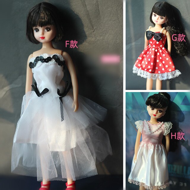 1/6 clothes For Dolls For Licca doll Momoko Doll Blyth doll clothes Jumpsuit dress suit For Girls Dolls