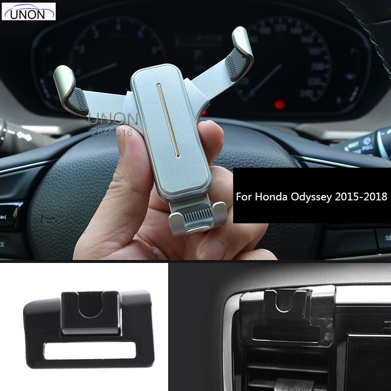 For Honda Accord Civic Crv Breeze Avancier Odyssey Fit Mobile Phone Vehicle Mounts: 15-18 Odyssey silver