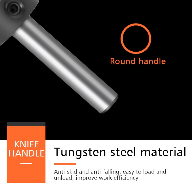 8mm Shank Flush Trim Router Bit Pattern Bit Top Bottom Bearing 5/8" Blade Template Wood Milling Cutter Carpenter