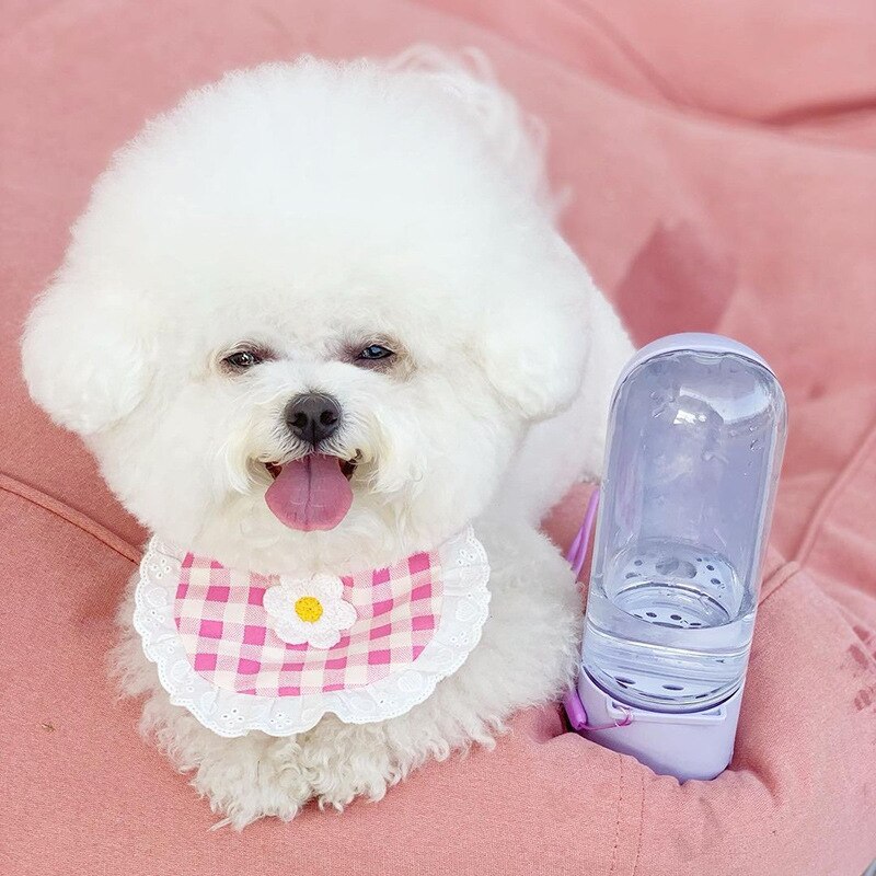 Babero de para perros y mascotas, bonito babero de encaje para cachorros, accesorios de suministros para mascotas, bufanda, novedad de