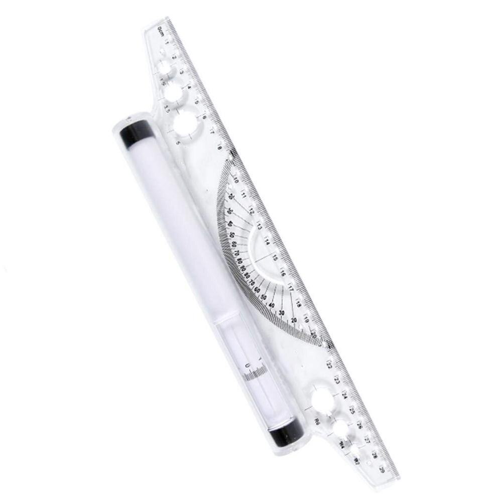 Rullande parallell linjal 30cm ritning cirklar vinklar linjer diagram konst kläder ritning linjal vinkel special parallell linjal