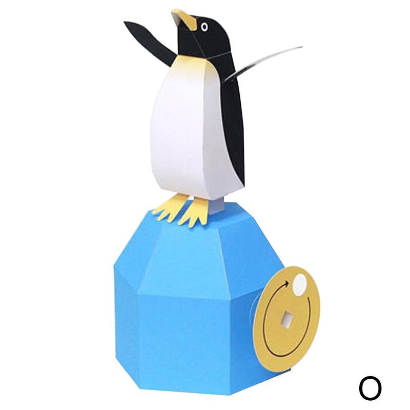 Diy Papier Scrapbook Decoratie Papier Haruki Nakamura Speelgoed Origami Papier Dier Schattige Vouwen Speelgoed Ontdek Kid Kirigami Q7P9: O