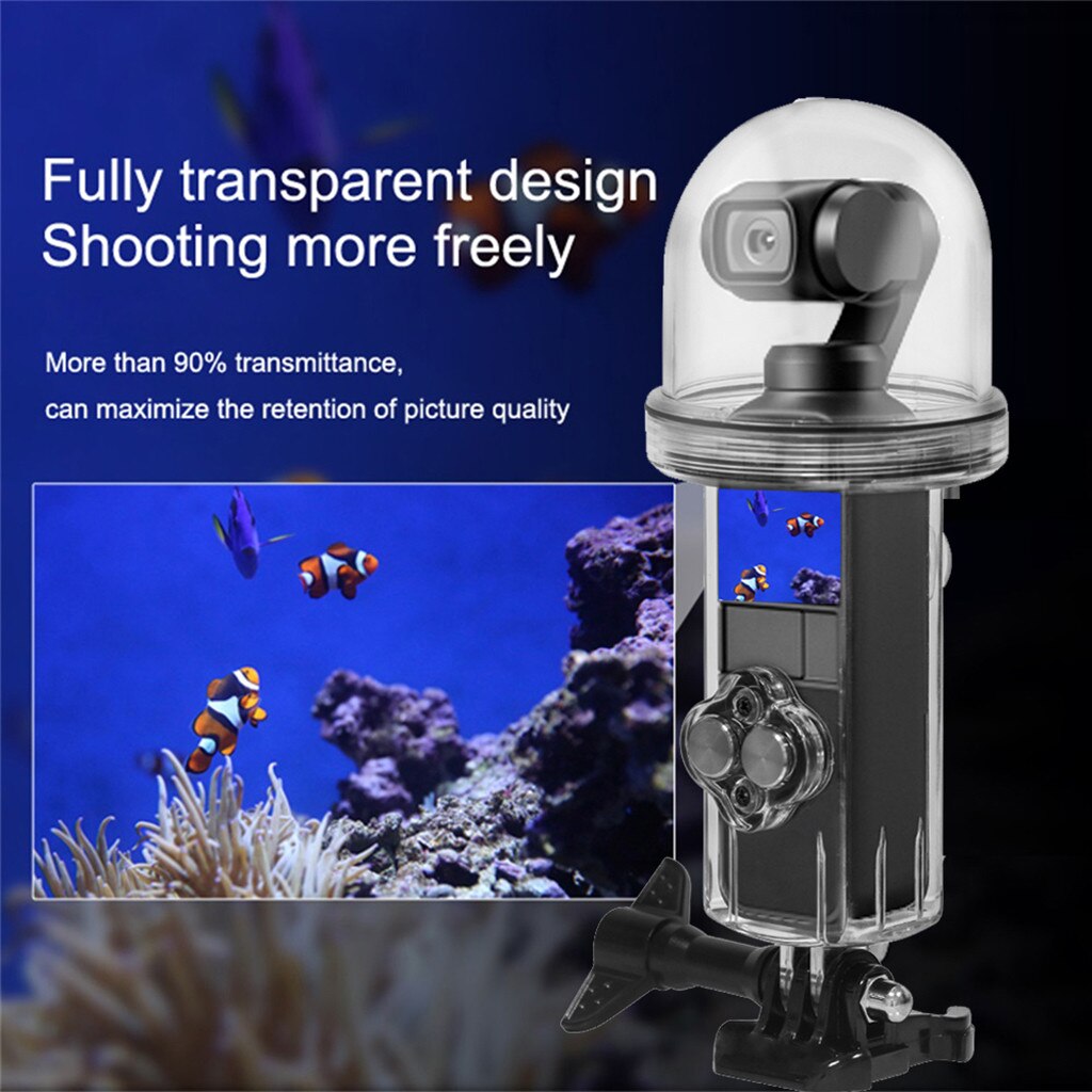 Hiperdeal Sport Camera Waterdichte Behuizing Case Shell Duiken 60M Methode Van Samenwerking In Voor Dji Osmo Pocket Aug8
