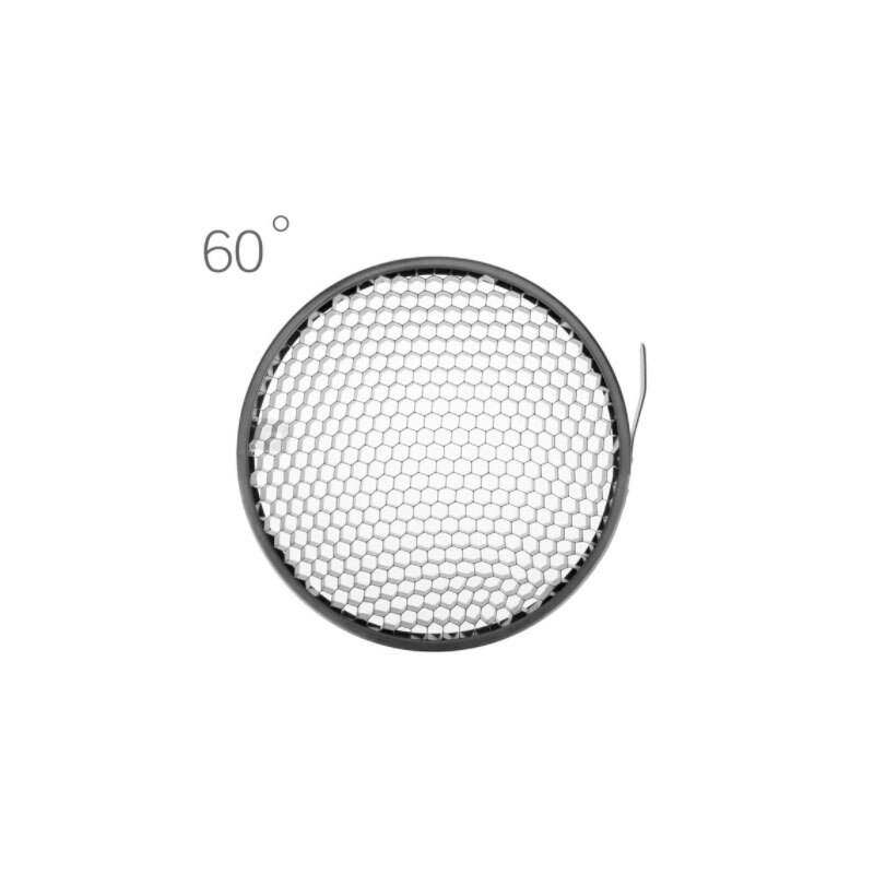 Réflecteur en aluminium grille en nid d'abeille 6.7 ''17cm 10 20 30 40 50 60 degrés pour Bowens, grille de réflecteur Standard, kit de Studio de photographie: 7mm reflector