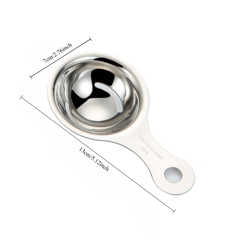 Kleines Werkzeug für sterben Küche Ich bin Haushalt, Isolatorfilter aus Edelstahl in Lebensmittelqualität, Eigelb- und Eiweißtrenner