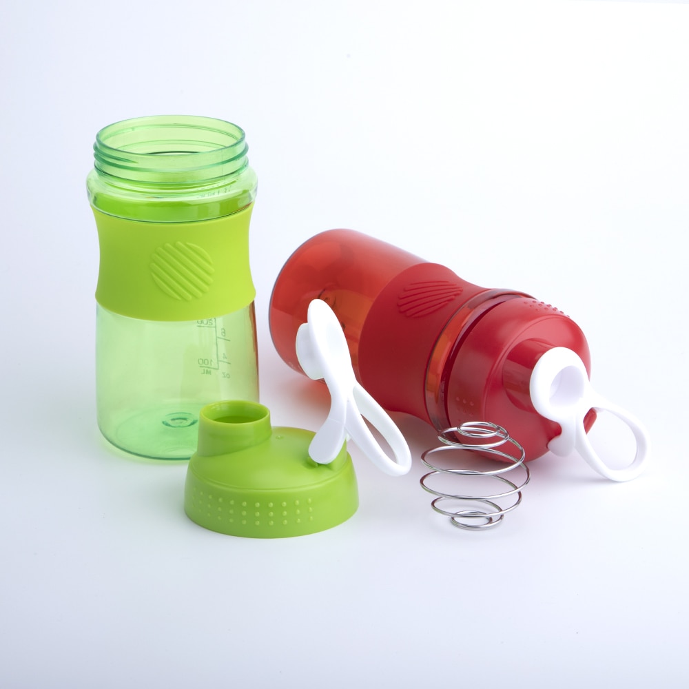 500ML/750ML Shaker protéine bouteille d'eau de alimentaire BPA gratuit Shaker bouteille salle de sport avec boule d'agitation étanche couvercle voyage en plein air