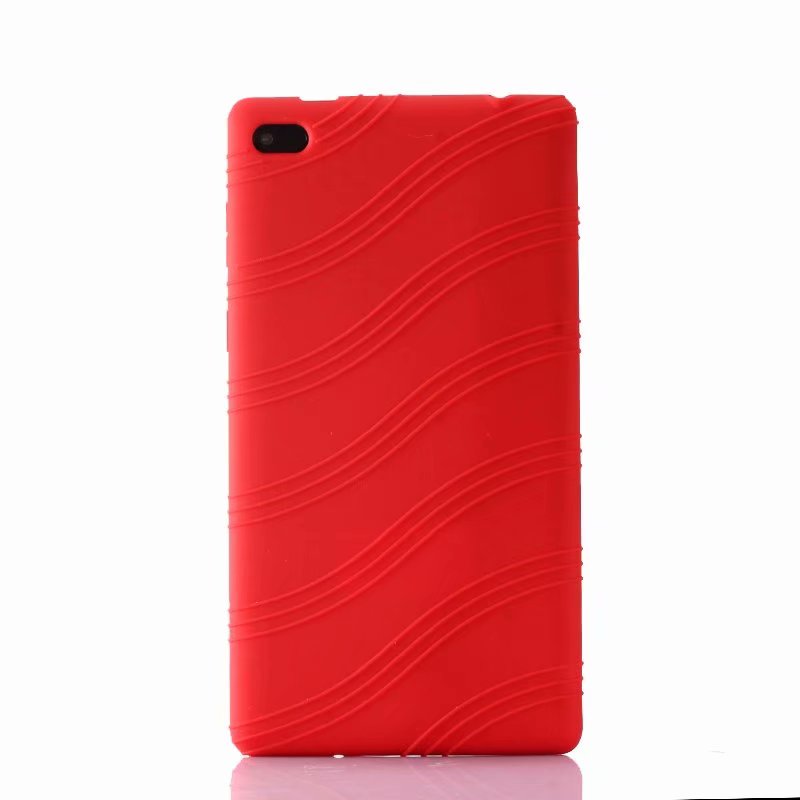 Funda de silicona para Lenovo Tab 4 7 Essential TB-7304F, funda de silicona, funda de silicona, funda protectora de 7,0 "7304i, carcasa suave, Fundas: Red