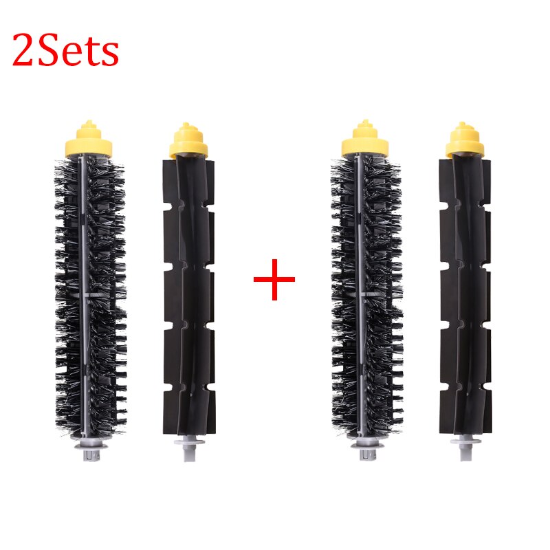 Aero Vac Filtri e Beater Pennelli di Setola e Spazzole Laterali per iRobot Roomba Serie 600 620 630 650 660 680 parti per Vaccum Cleaner: SMT104-2SETS