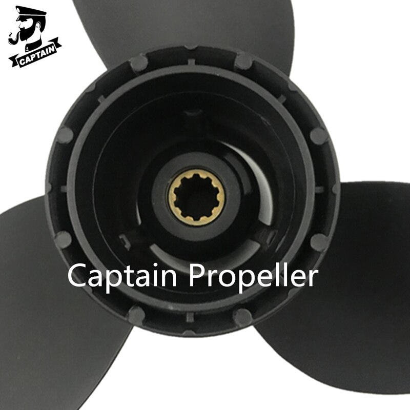 Hélice 10 1/4x12 pour moteur hors-bord Suzuki, 20 cv DF20/25 V-twin DT25C DT30C DF25 DF30 DT20 DT25 10 Spline 58100-96430-019