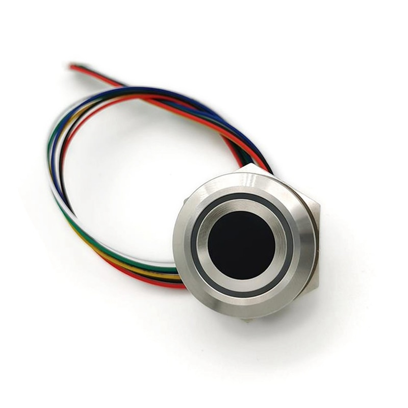 Fingerprint Identification Module,R503-S Circular Capacitive Built-in Algorithm Chip,for Fingerprint Identification: Default Title