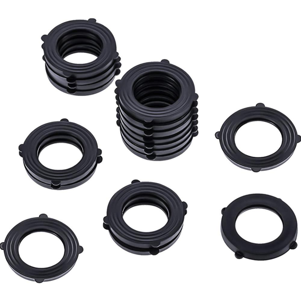 10pcs Garden Hose Washers O-Ring Rubber Washers Seals Self Locking Tabs Set Inside Fittings for 3/4 Inch Garden Hose and Water