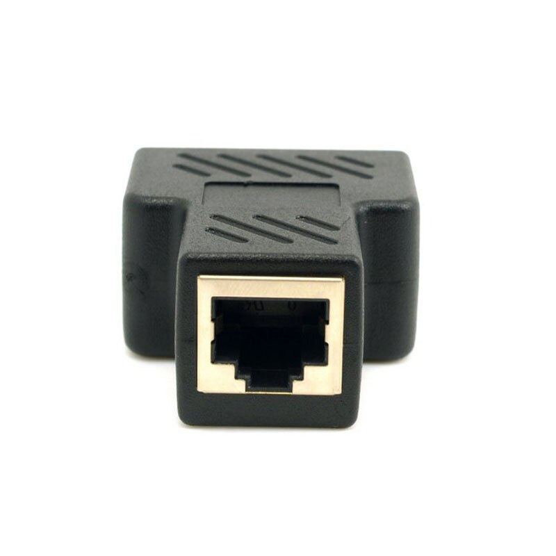 Zihan STP UTP Cat6 RJ45 8P8C Plug To Dual RJ45 Splitter Network Ethernet Patch Cord Adapter