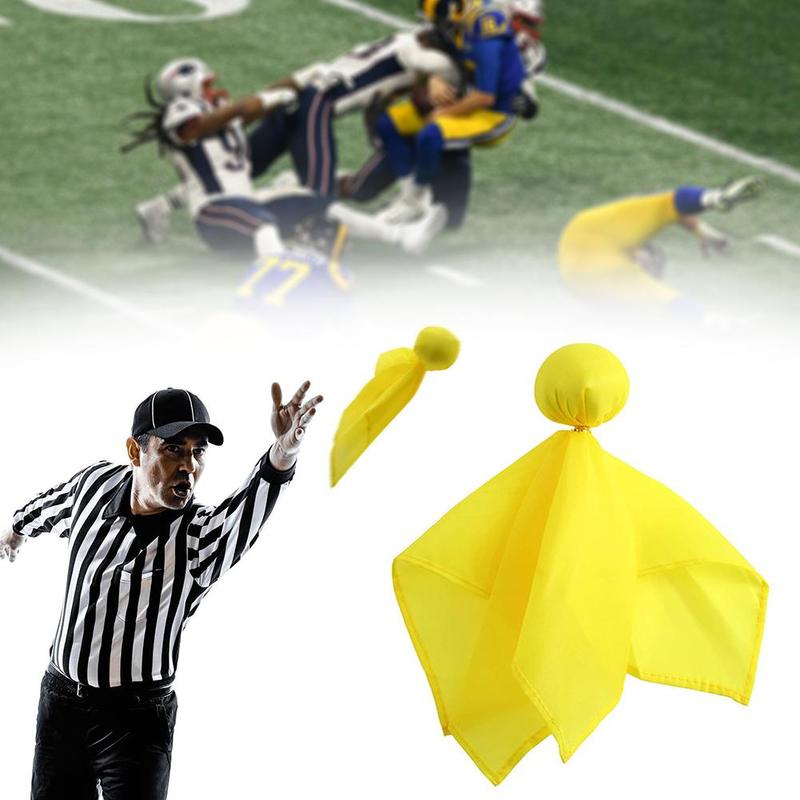 American Football Little Yellow Flag Referee Throwing Flag Penalty Flag Daily Training Game Throwing Yellow Flag