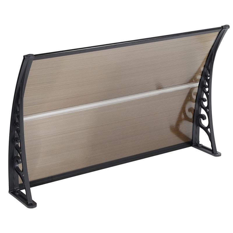 1pc toldo janela toldo moderno policarbonato capa porta da frente ao ar livre pátio dossel sol abrigo janela beirais capa de chuva