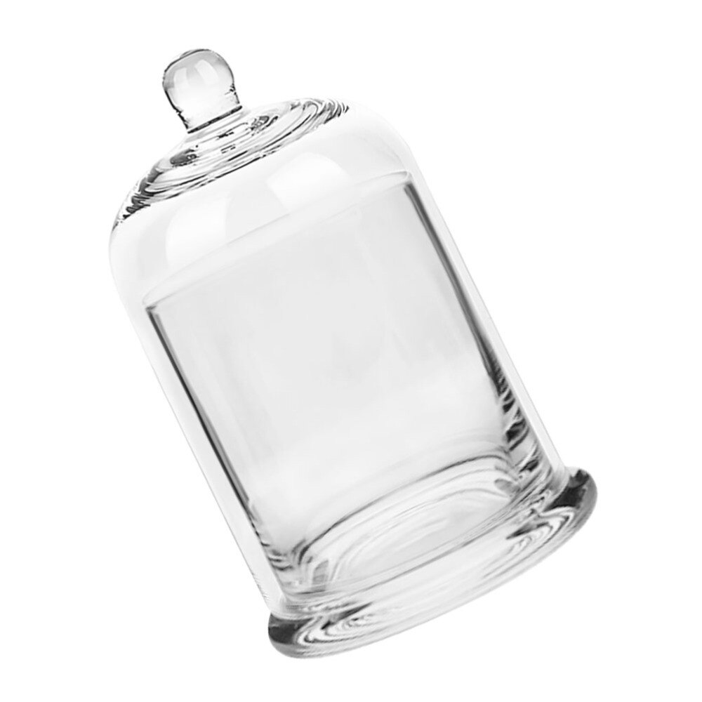 1 Set Decorative Glass Cover Aroma Cup Wedding Decor (Transparent): Transparent