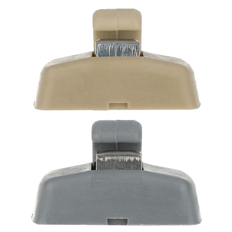 Gray Sun Visor Hook Clip Bracket Hanger Grandado