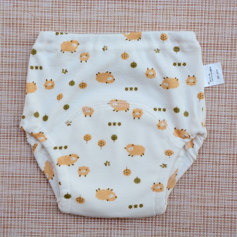 5pcs/lot Cotton Waterproof Toddler Potty Training Pants for Boys Girls Diapers Washable and Reusable Baby Breathable Nappy