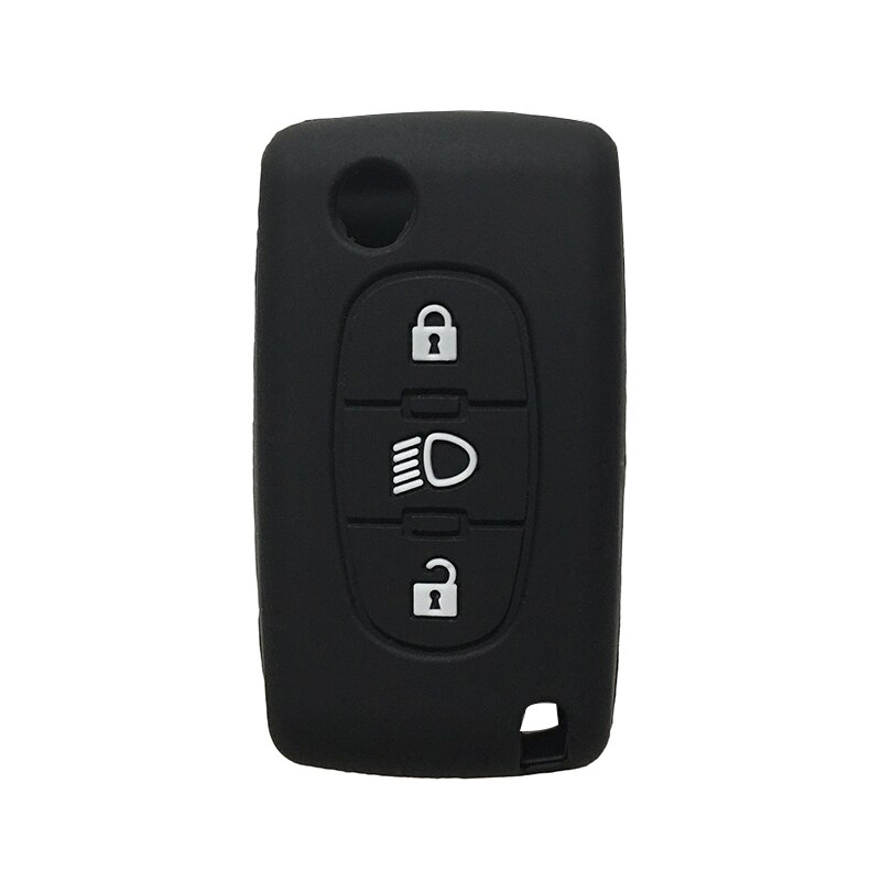 Remote Control Key Cover for Citroen C8 C4 Cactus Picasso Grand C3 C5 C6 Silica Gel Case for Keys for peugeot Car Accessories