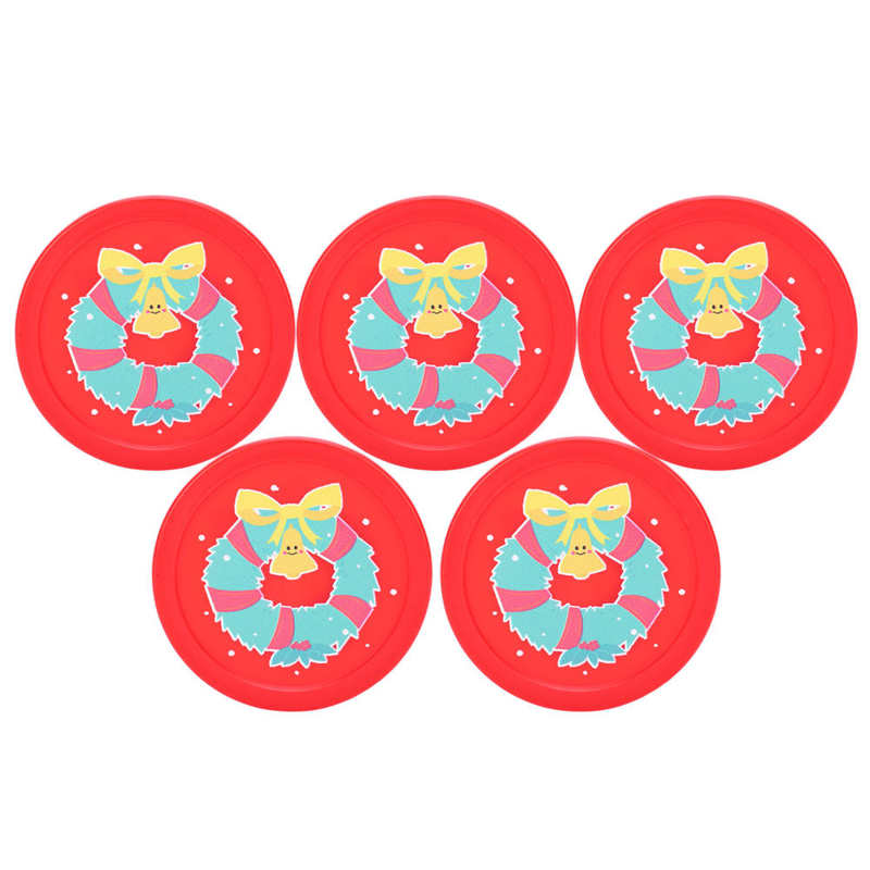 4 pièces Air Hockey Table rondelles Puck enfants Table Hockey rondelles partie jeu divertissement accessoires 51/64/65/75/82mm: 5pcs 64mm