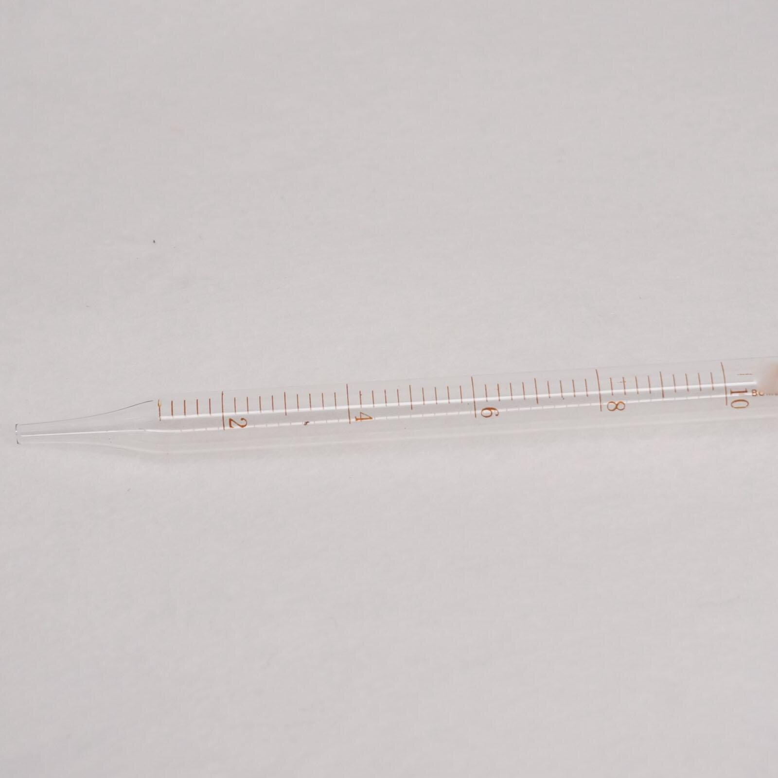 10 Ml Glazen Pipet Met Rubber Bulb Lab Chemie Dropper Doseren