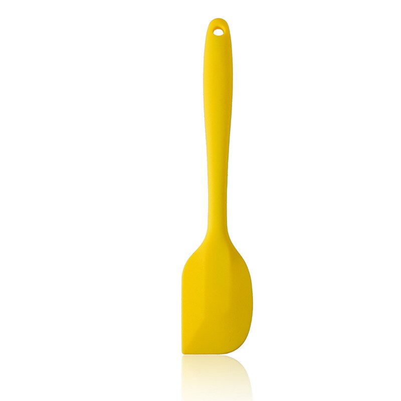 Teshom Siliconen Spatel, Bakken Schraper Voor Taart Decoreren, 10.6Inch Big Size Bakken Tools: yellow
