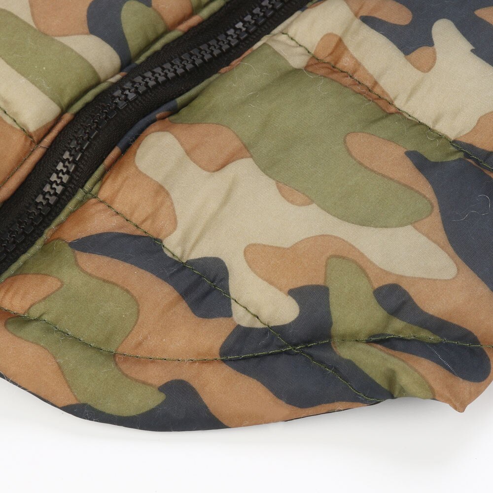 ! Mode Hond Kleding Camouflage Print Hond Winter Doek Huisdier Katoenen Vest Warme Kleding Jas Voor Kleine Middelgrote Honden puppy
