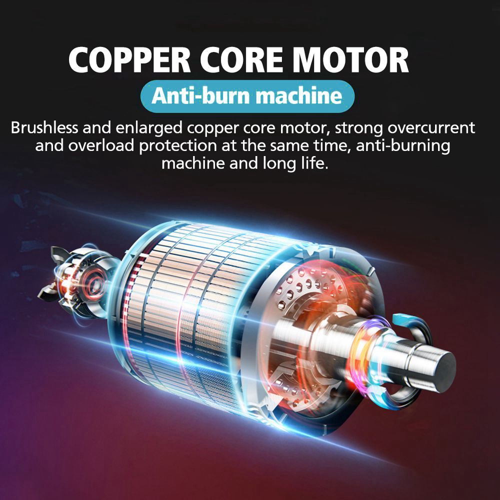 800W 125mm 3 Speed Brushless Cordless Impact Angle Grinder 11000rpm For Makita Battery DIY Power Tool Cutting Machine Polisher