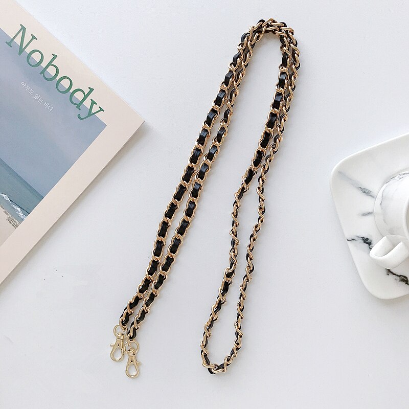 110 Cm Lederen Metalen Lange Strap Chain Lanyard Mobiele Portemonnee Schouder Telefoon Tas Voor Universal Smartphone: 03
