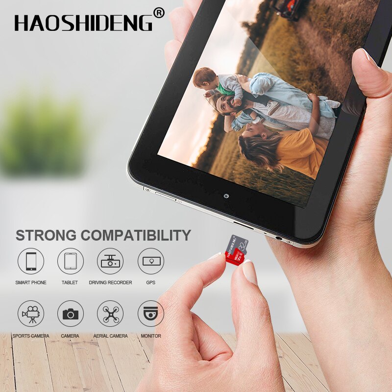 High speed Class10 Memory card 64GB 128GB cartao de memoria Mini TF SD card 16GB 32GB SDHC/SDXC free card reader