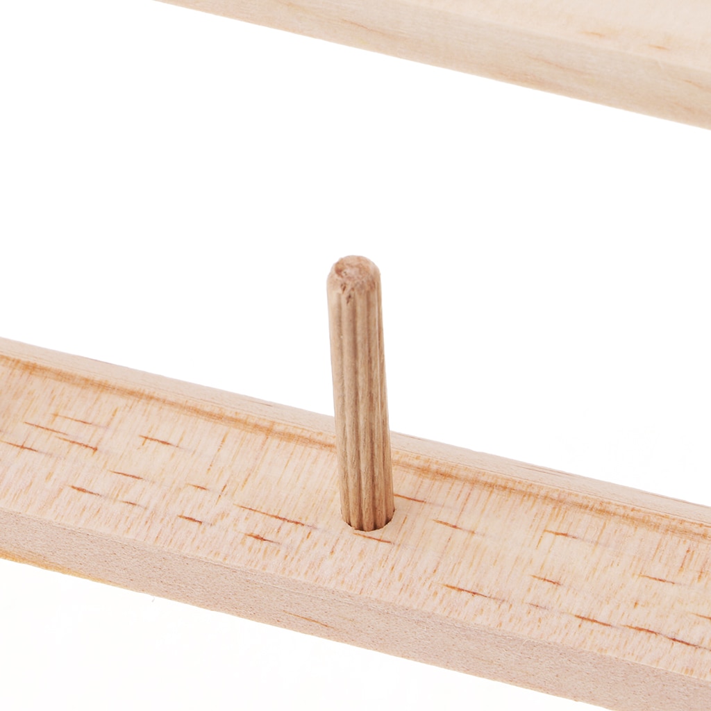 63-Spool Thread Rack, Wooden Thread Holder Sewing Organizer for Sewing, Quilting, Embroidery, Hair-braiding