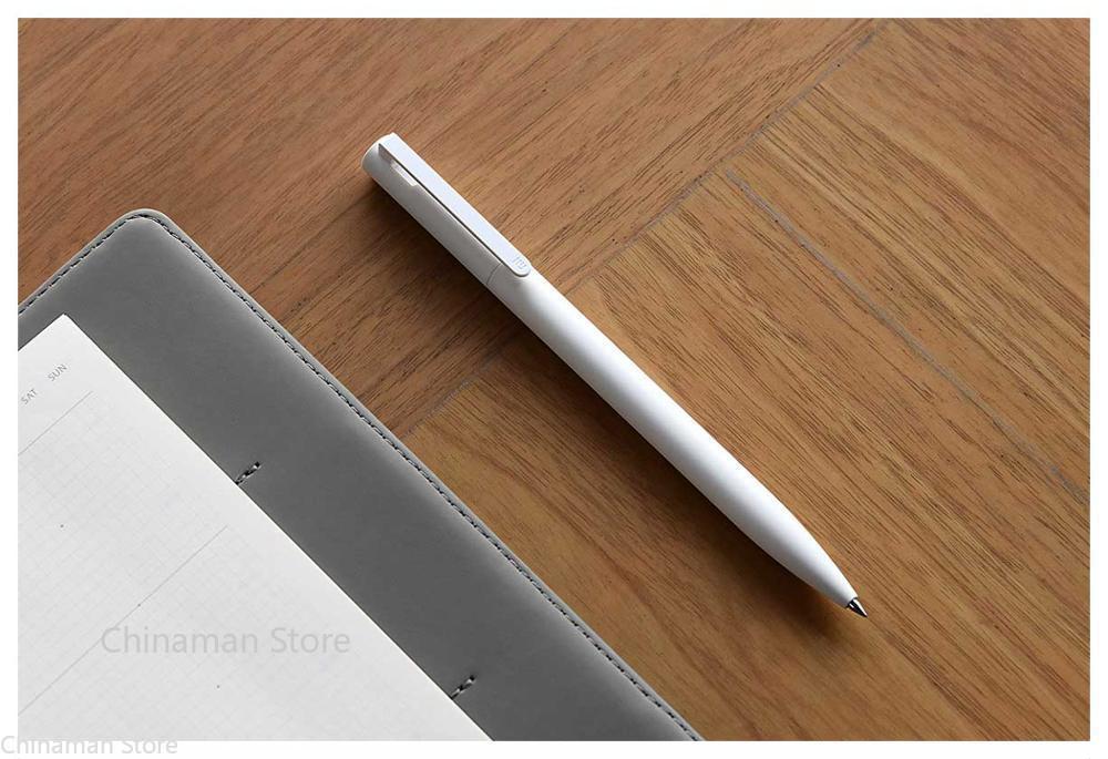 Oryginalny długopis Xiaomi robić pisania gładkie światło Mijia naciśnij rdzeń wymiana wkładu niebieski czerwony czarny 0.5mm biznesowy długopis kulkowy