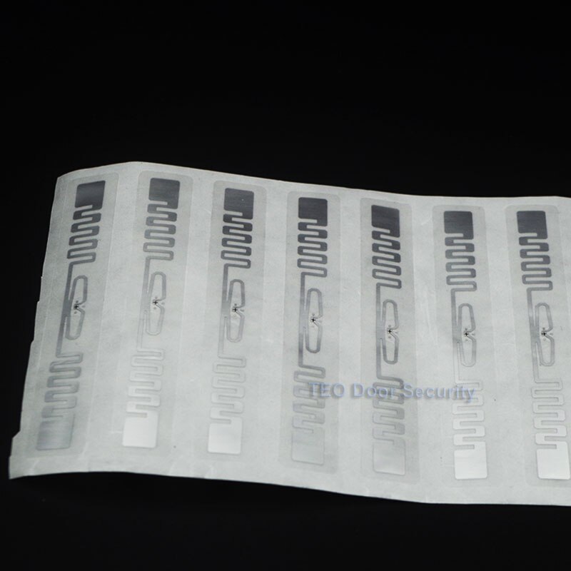6C 6B UHF 915 MHZ RFID 9662 Transparent Label Elektronik Tag RFID Klebstoff Tag Stealth Label RFID Klebstoff Tag Freies