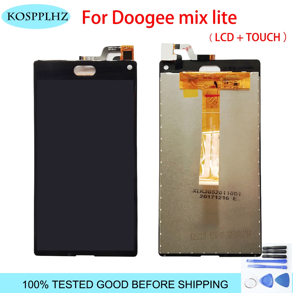5.2" 1280x720 For Doogee Mix Lite LCD Display And Touch Screen Assembly Repair Parts For Doogee Mix Lite phone + Tools
