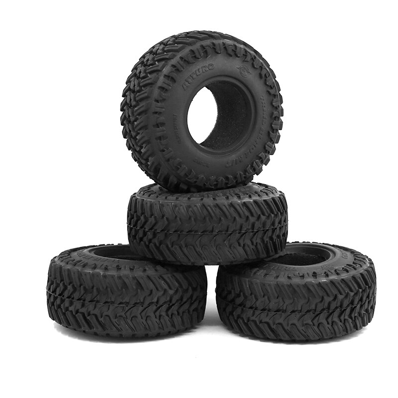 4 Stuks 108Mm 1.9 Rubber Banden Banden Wiel Voor 1/10 Rc Crawler Auto Axiale SCX10 90046 AXI03007 Traxxas TRX4 d90 Tamiya CC01: Default Title