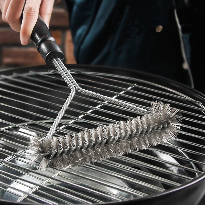 Køkken tilbehør grill grill grill kit rengøringsbørste rustfrit stål madlavning værktøj grill gadgets tilbehør børster